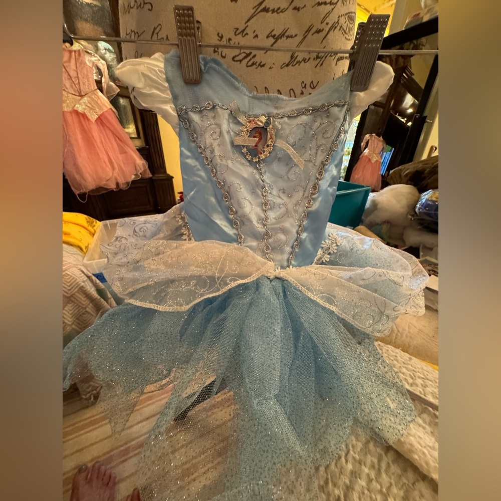 Disney Sparkling Blue Princess Costume 6-12 months new Cinderella